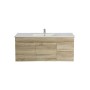 Berge White Oak Wall Hung 1200 Cabinet Only